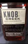 Park Liquors Knob Creek Bottle With Engraving